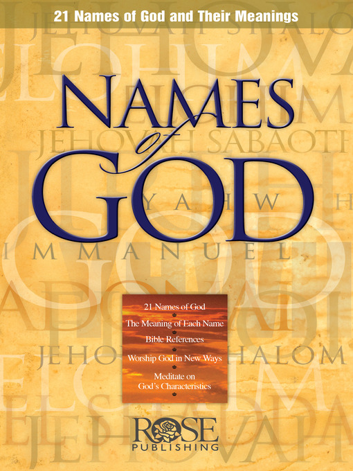 Title details for Names of God by Rose Publishing - Available